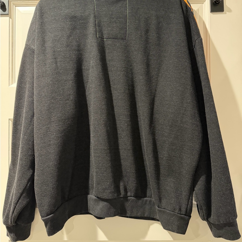 Aviator Nation Black Tiger Stripe Relaxed Fit Sweatshirt - Picture 5 of 5